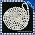 AA 7-8 MM long style perfect smooth latest design fasion pearl necklace for sweater